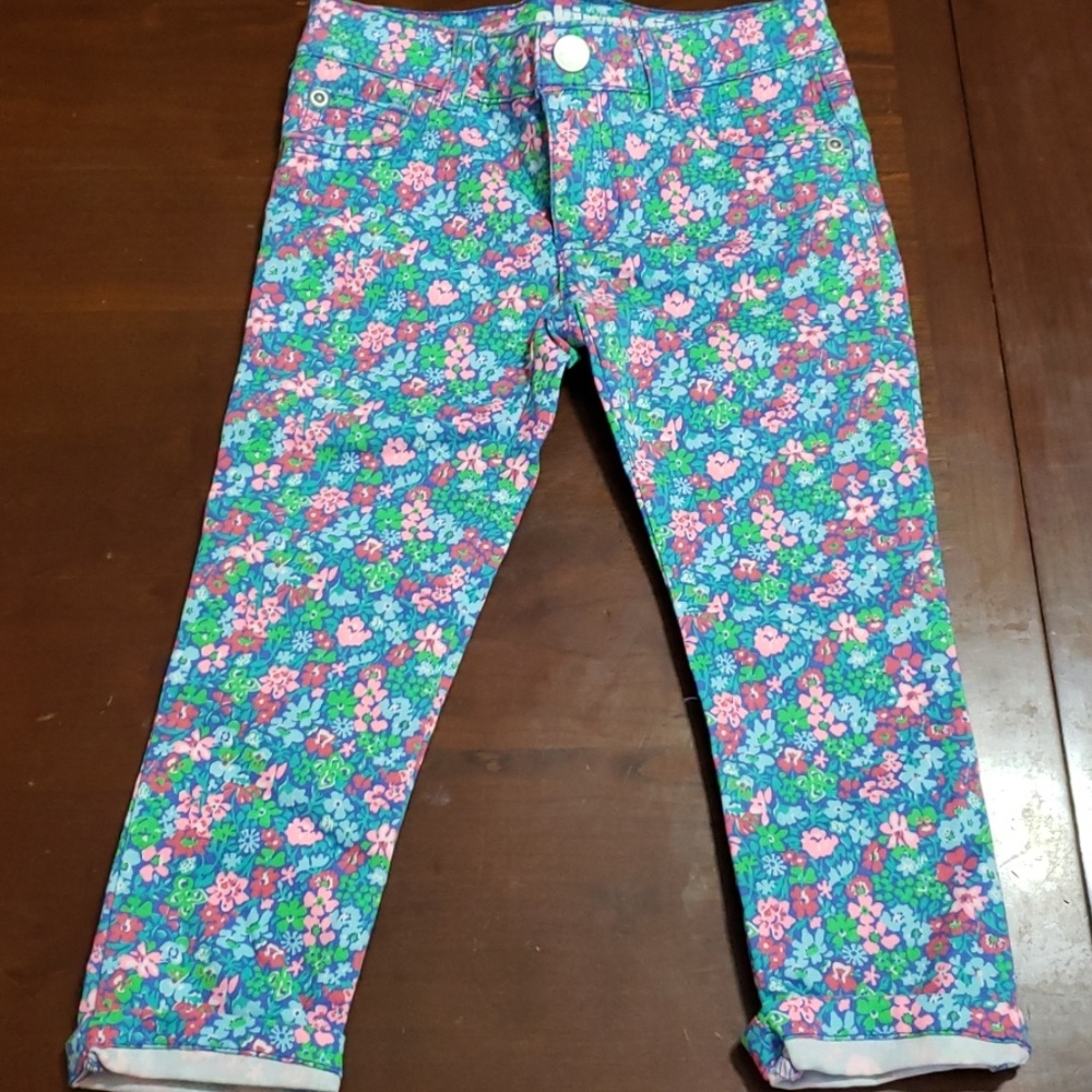 Flower patterned Jeans